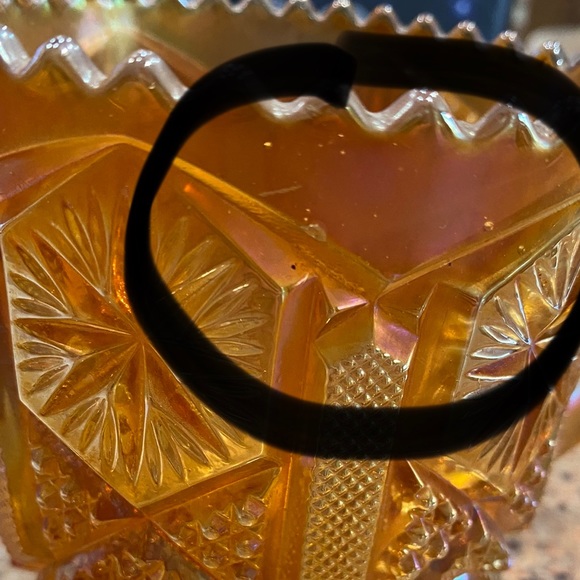 Imperial Glass Carnival Marigold Star and File Open Spooner
Used - Picture 10 of 10